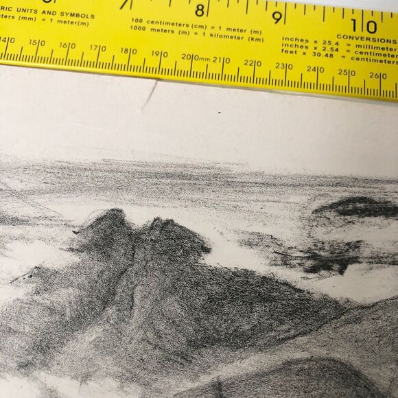 Jeanne Moment Art Print Reed College Coast Range Oregon 1952 Mountain Town  #5/? - Picture 3 of 16